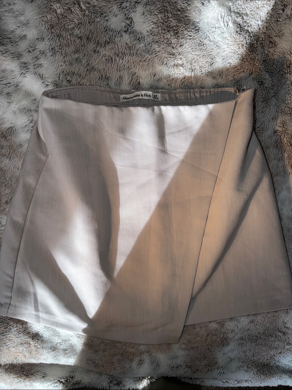 Abercrombie & Fitch Light Beige Wrap Skort